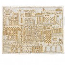 Jerusalem in Gold Challah Cover