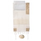 The Matriarchs Tallit in Gold Hand Embroidered by Yair Emanuel