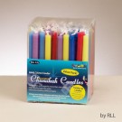 Value Pack of Decorative Multicolored Chanukah Candles