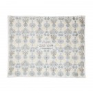 Emanuel Full Embroidered Challah Cover Carpet Silver and Gold