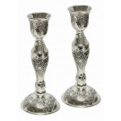 Candle Sticks Nickel Plated 207