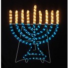 Small Indoor/Outdoor Hanukkah Electric Menorah Decoration
