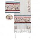 Tallit Embroidered the Matriarchs Multicolor