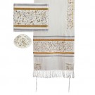 Tallit Embroidered the Matriarchs Gold and Silver