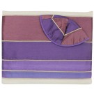 Emanuel Tallit Viscose Purple Striped